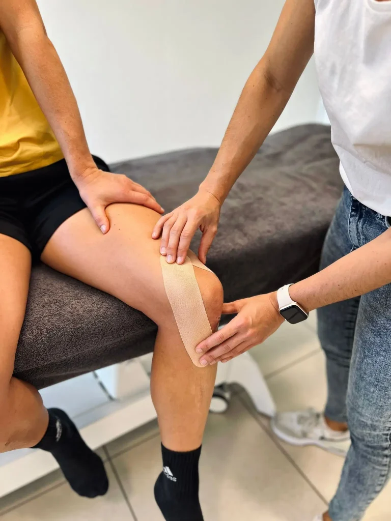 Taping van de knie